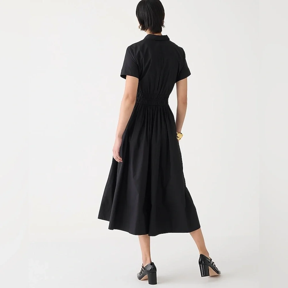 J. Crew‎ Elena Shirt-dress In Cotton Poplin